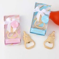 100pcs/Lot “It’s a girl”or “It’s a boy” Baby Milk Feeding Bottle Openers Gift Baby Shower Favors Souvenirs For Guest