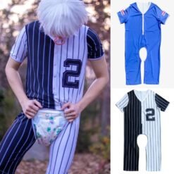 Adult baby Onesie abdl boy tights black No. 2 one-piece pajamas ddlg adult men's sexy one-piece suit Daddy dummy holder clothes