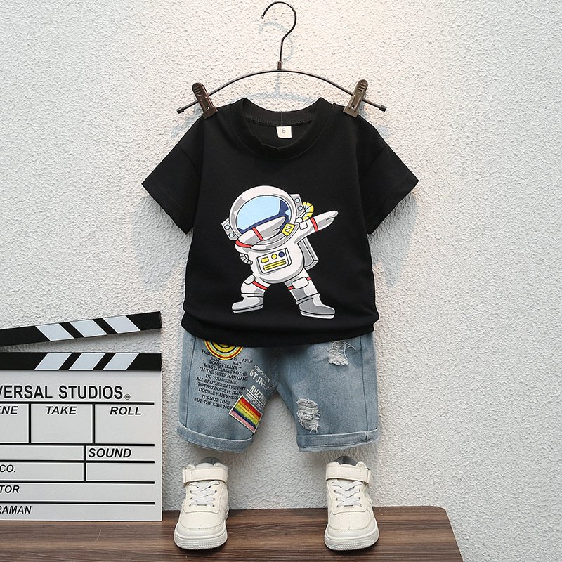 Fashion-Astronaut-Infant-Toddler-Boy-Sets-Cute-Summer-Short-Sleeve-Outfits-2cps-sets-Children-Clothing-Cotton-1