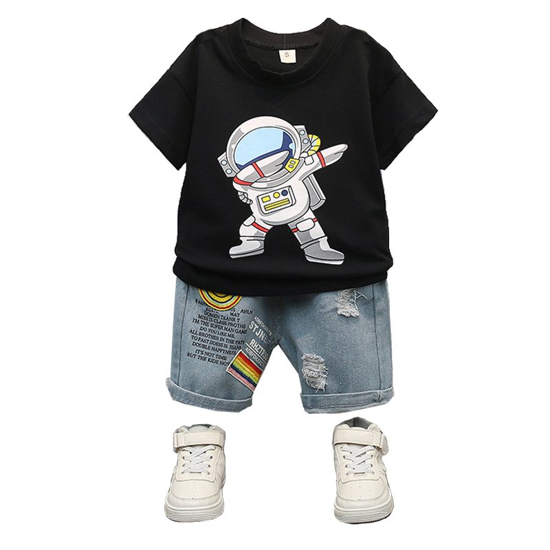 Fashion-Astronaut-Infant-Toddler-Boy-Sets-Cute-Summer-Short-Sleeve-Outfits-2cps-sets-Children-Clothing-Cotton