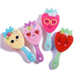 Massage Comb Hair Brush Kid Anti-Static Airbag Cute Cartton Strawberry Combs Haircare Detangling Styling Tool