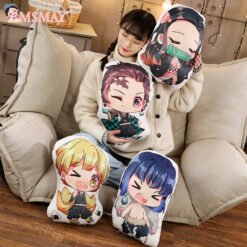 MsMay Anime Demon Slayer Plush Doll Manga Kawaii Kimetsu No Yaiba Kamado Tanjirou Nezuko Tsuyuri Kanawo Plush Pillow Toys