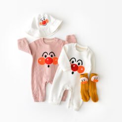 Newborn Baby Winter Jumpsuit Boys Girls Baby Long-sleeved Romper Infant Baby Knit Rompers Kids Overalls Toddler Child Sleepwear