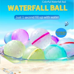 Reusable Water Bombs Splash Balls Water Balloons Absorbent Ball Pool Beach Play Toy Pool Party Favors Kids Water Fight Games