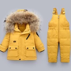 Winter Children Clothing Sets Snow Wear Down Jacket Baby Boy Toddler Girl Snowsuit Kids Clothes Parka Thick Coat